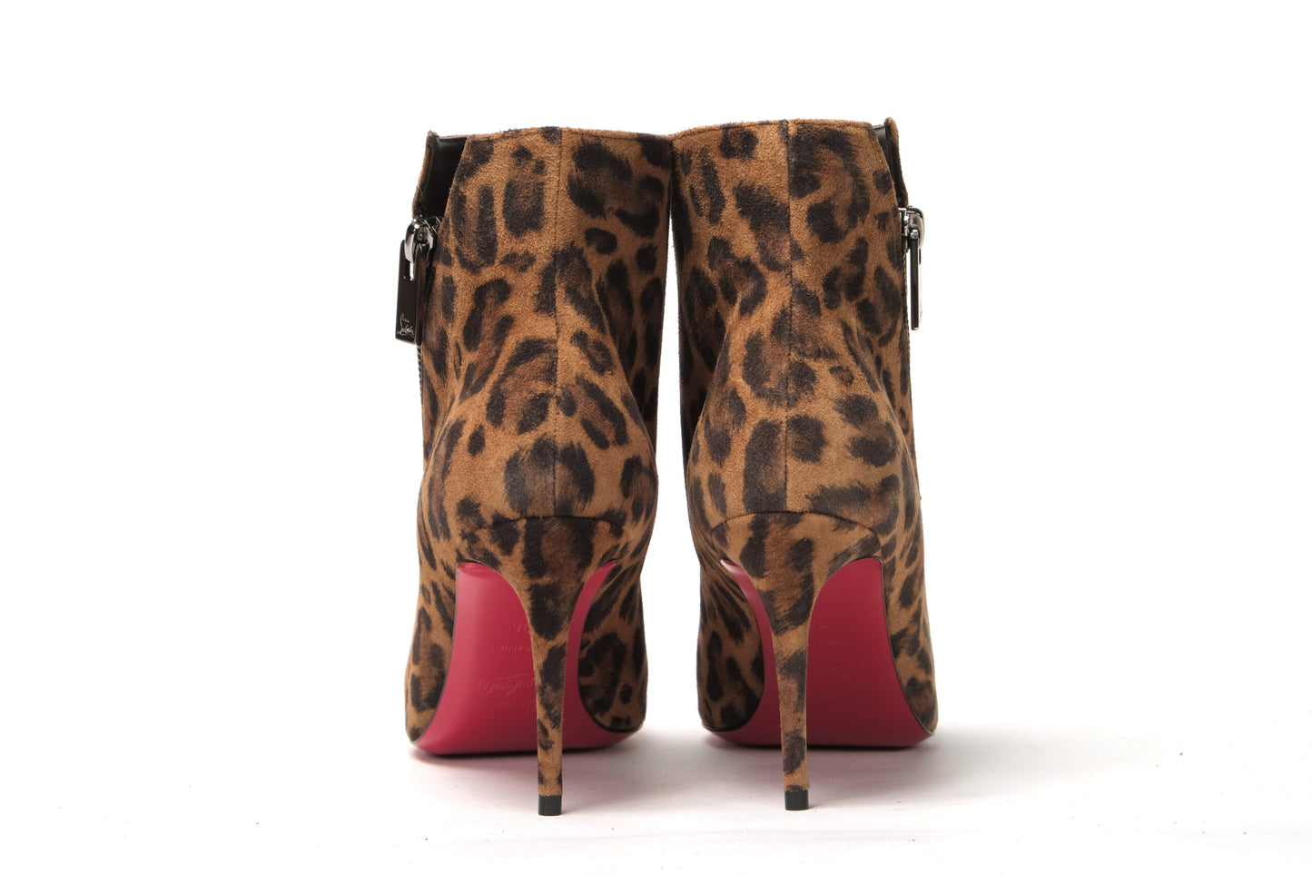 Leopard Birgikate 65 Veau Velours Heel Boots