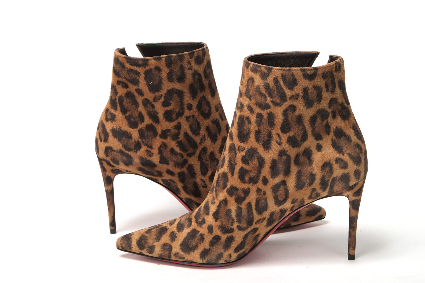 Leopard Birgikate 65 Veau Velours Heel Boots