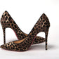 Multi/Black Leopard Kate 100 Pony Heel