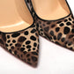 Multi/Black Leopard Kate 100 Pony Heel