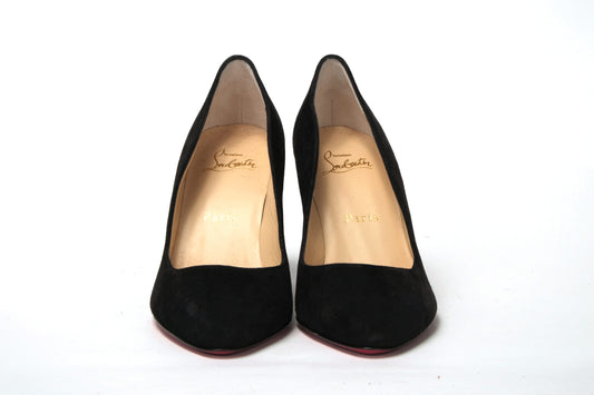 Black Tanja 85 Veau Heel