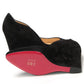 Black Tanja 85 Veau Heel