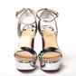 Silver/Multi Arendisc Alta Platform Heel