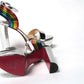 Silver/Multi Arendisc Alta Platform Heel