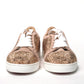 Antoinette Rose Gold Embellished Sneakers