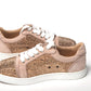 Antoinette Rose Gold Embellished Sneakers
