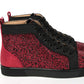 Red Black Louis Junior Spikes  Sneaker Shoes