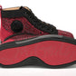Red Black Louis Junior Spikes  Sneaker Shoes