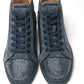 Blue Louis Junior Spikes Sneaker Shoes