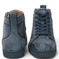 Blue Louis Junior Spikes Sneaker Shoes