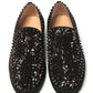 Black Rollerboat Flat Loafer Shoes