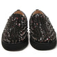 Black Rollerboat Flat Loafer Shoes