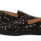 Black Rollerboat Flat Loafer Shoes