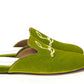 Bourgeon Lime Navy Coolito Flat Shoes