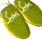 Bourgeon Lime Navy Coolito Flat Shoes