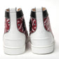 Version Loubi Red/Black Lou Spikes Orlato Flat Shoes
