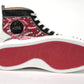Version Loubi Red/Black Lou Spikes Orlato Flat Shoes