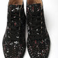 Black/Black Gun Lou Spikes Orlato Flat Shoes