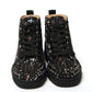 Black/Black Gun Lou Spikes Orlato Flat Shoes