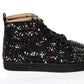 Black/Black Gun Lou Spikes Orlato Flat Shoes