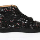 Black/Black Gun Lou Spikes Orlato Flat Shoes