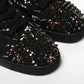 Black/Black Gun Lou Spikes Orlato Flat Shoes