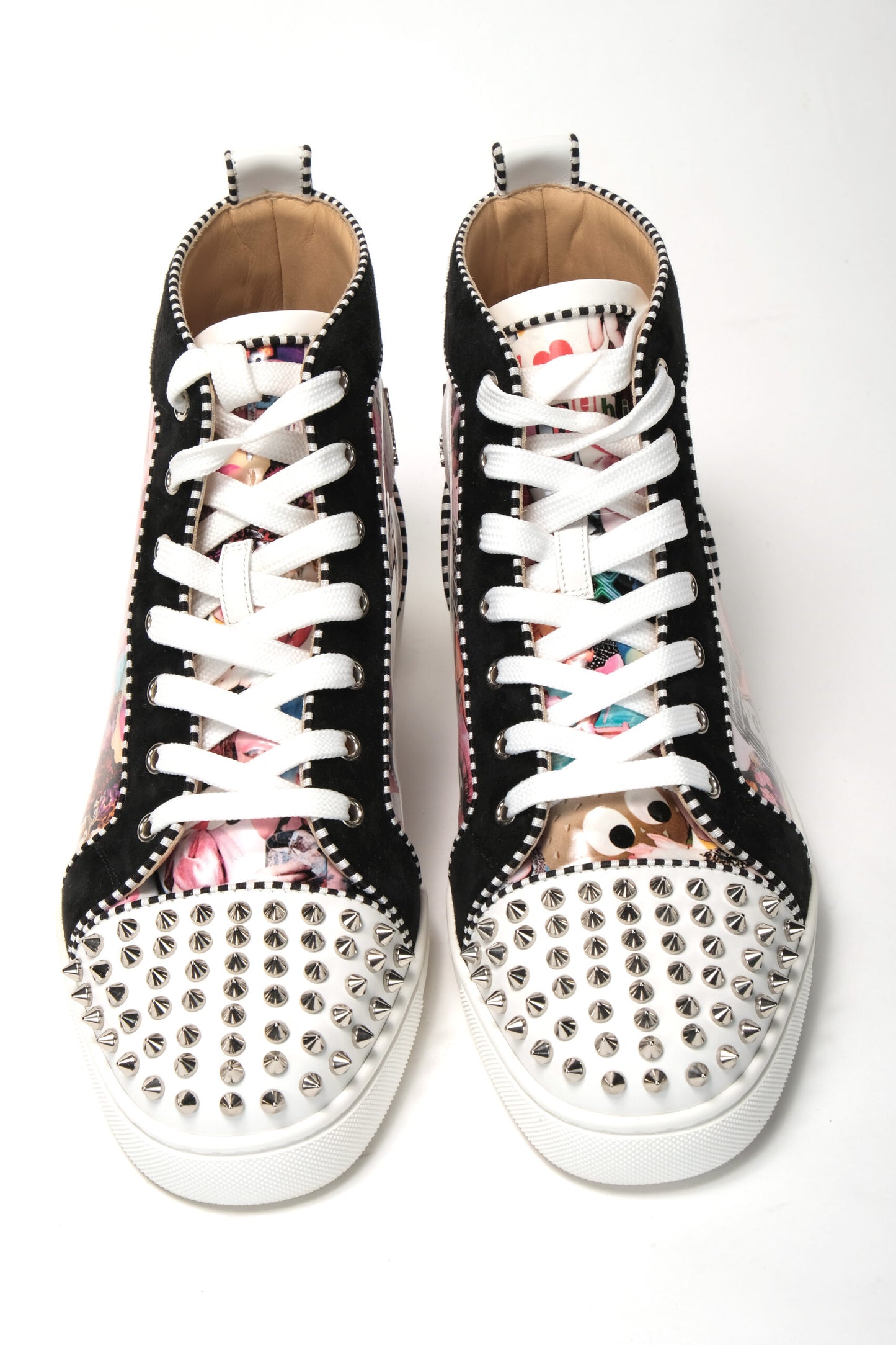 Multi/Silver Lou Spikes Orlato Flat Shoes