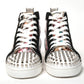 Multi/Silver Lou Spikes Orlato Flat Shoes