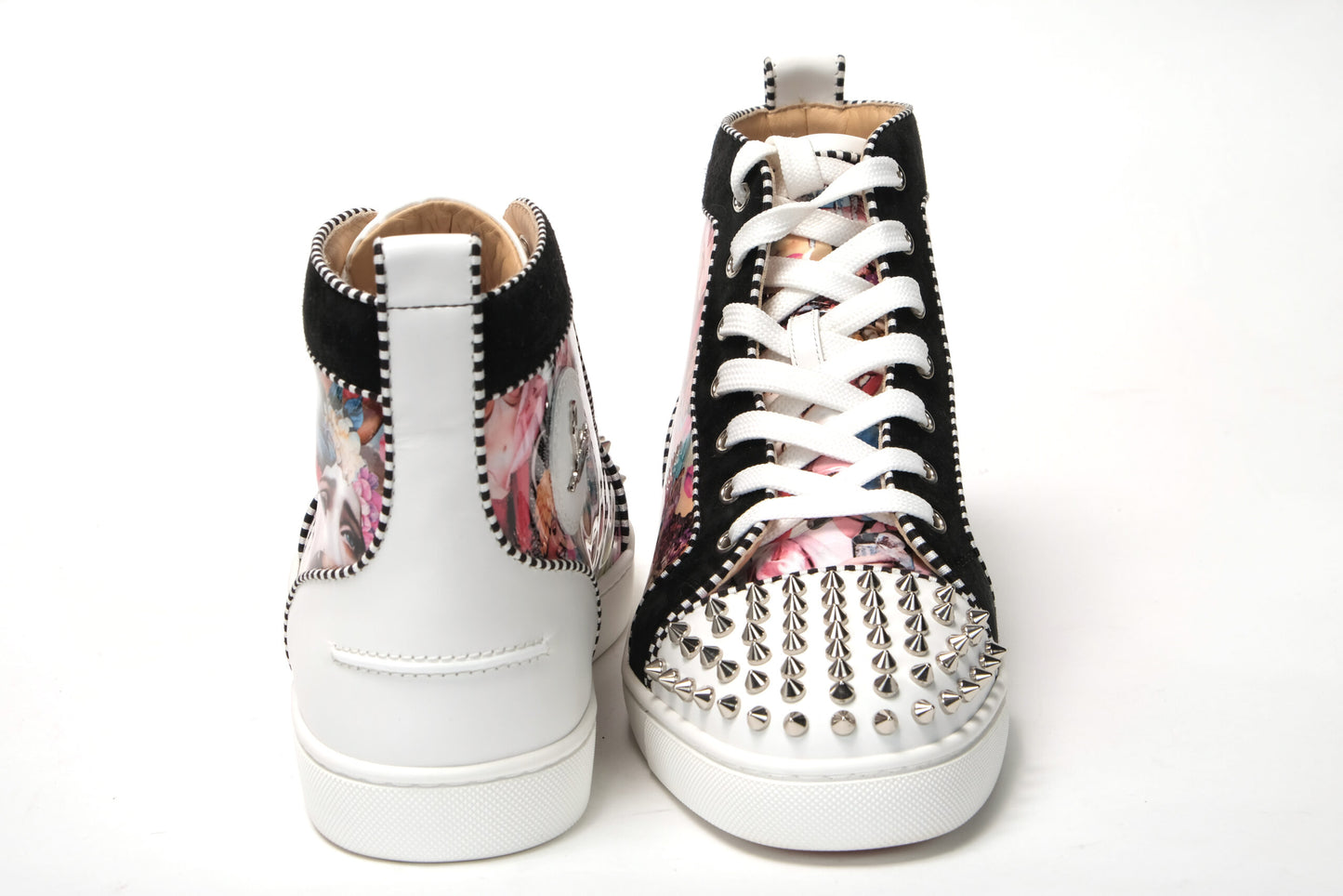 Multi/Silver Lou Spikes Orlato Flat Shoes