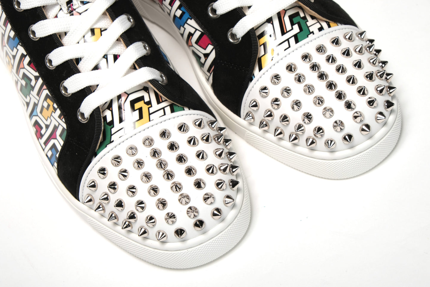 Multi/Silver Lou Pik Orlato Flat Shoes