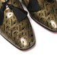 Black/Gold Officialito Flat Shoes