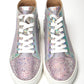 AB Silver Super Lou Strass Flat Shoes