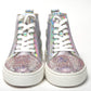 AB Silver Super Lou Strass Flat Shoes