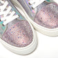AB Silver Super Lou Strass Flat Shoes