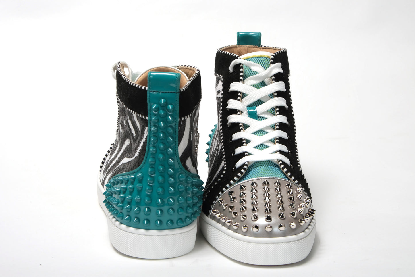 Multi Colour Version Lou Spikes 2 Flat Shoes