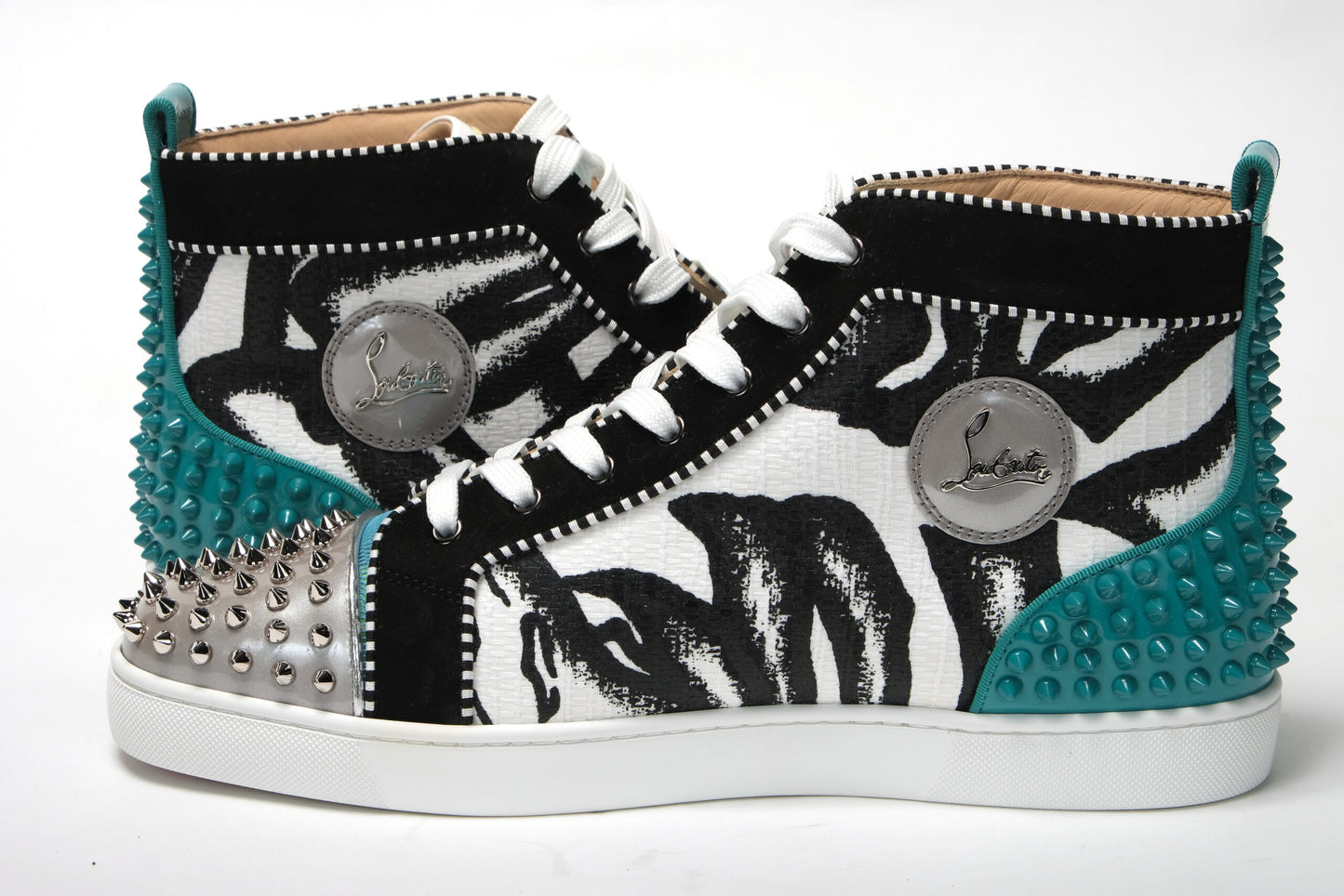 Multi Colour Version Lou Spikes 2 Flat Shoes