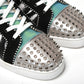 Multi Colour Version Lou Spikes 2 Flat Shoes