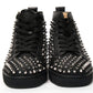 Black/Milady Version Happy Rui Spikes Flat Shoes