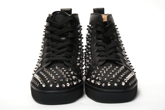 Black/Milady Version Happy Rui Spikes Flat Shoes