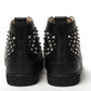 Black/Milady Version Happy Rui Spikes Flat Shoes