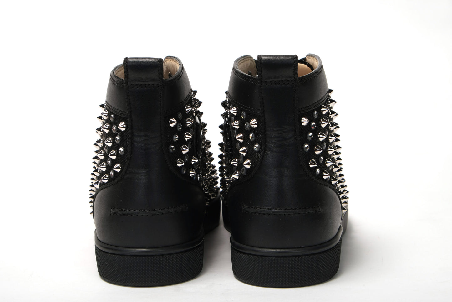 Black/Milady Version Happy Rui Spikes Flat Shoes