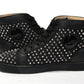 Black/Milady Version Happy Rui Spikes Flat Shoes