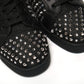 Black/Milady Version Happy Rui Spikes Flat Shoes