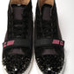 Black/Milady Version Lou Pik Pik Vs Flat Shoes