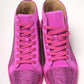 Diva Hot Pink Louis Flat Veau Shoes