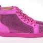 Diva Hot Pink Louis Flat Veau Shoes