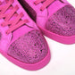 Diva Hot Pink Louis Flat Veau Shoes