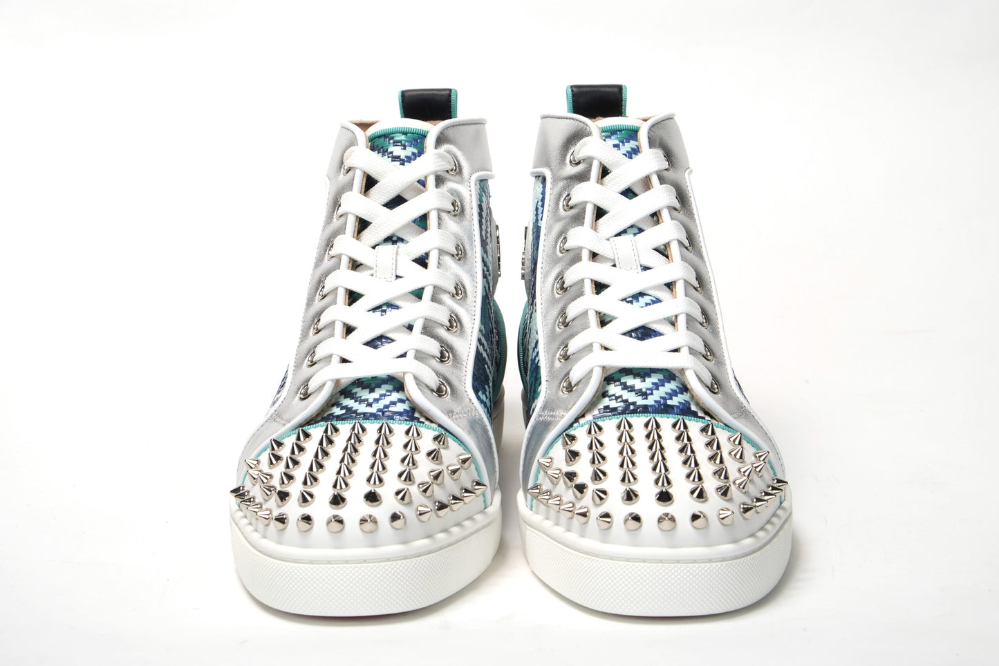 Multicolor Version Lou Spikes Orlato Flat Shoes