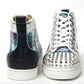 Multicolor Version Lou Spikes Orlato Flat Shoes