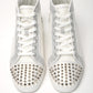 Bianco Version Lou Spikes Orlato Flat Shoes